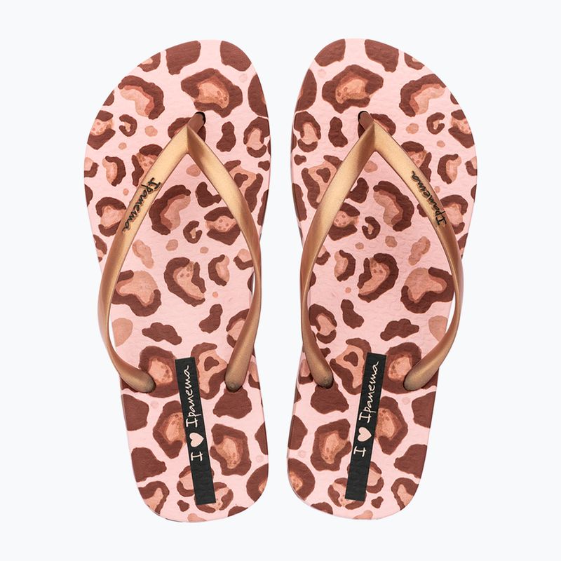 Dámske žabky Ipanema Animal Print beige/gold 2