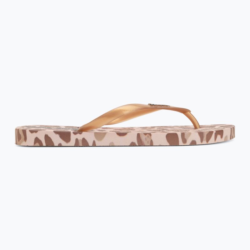 Dámske žabky Ipanema Animal Print beige/gold 2