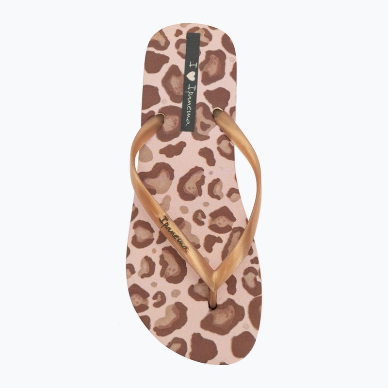 Dámske žabky Ipanema Animal Print beige/gold 6