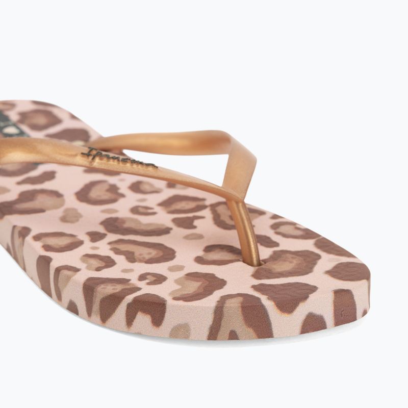 Dámske žabky Ipanema Animal Print beige/gold 7