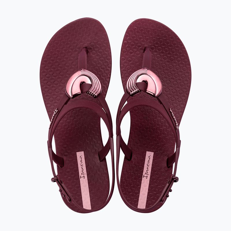 Dámske sandále Ipanema Classic Dreamy burgundy/burgundy/metallic 2