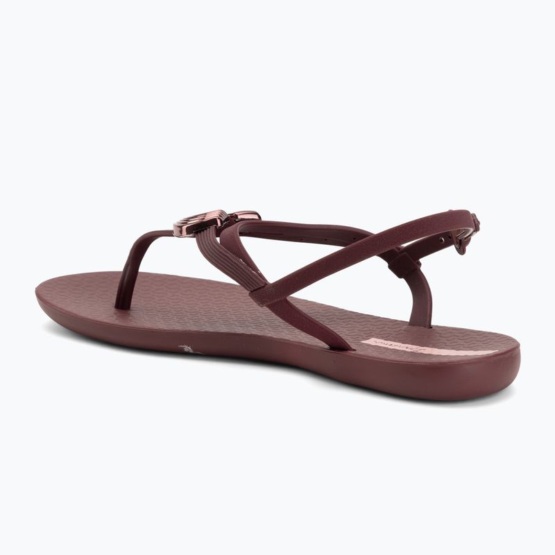 Dámske sandále Ipanema Classic Dreamy burgundy/burgundy/metallic 3