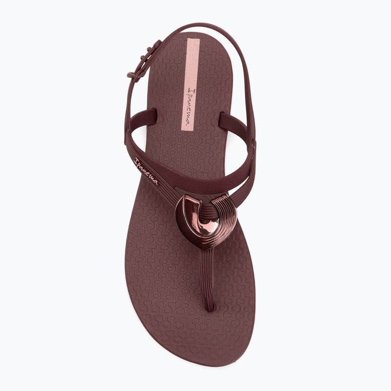 Dámske sandále Ipanema Classic Dreamy burgundy/burgundy/metallic 5