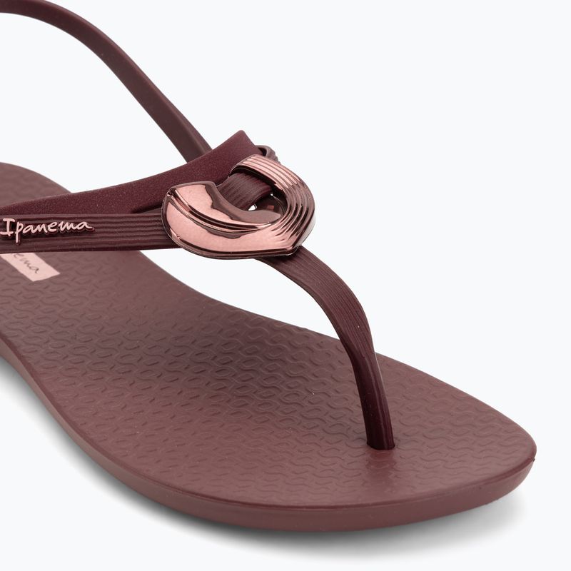 Dámske sandále Ipanema Classic Dreamy burgundy/burgundy/metallic 7