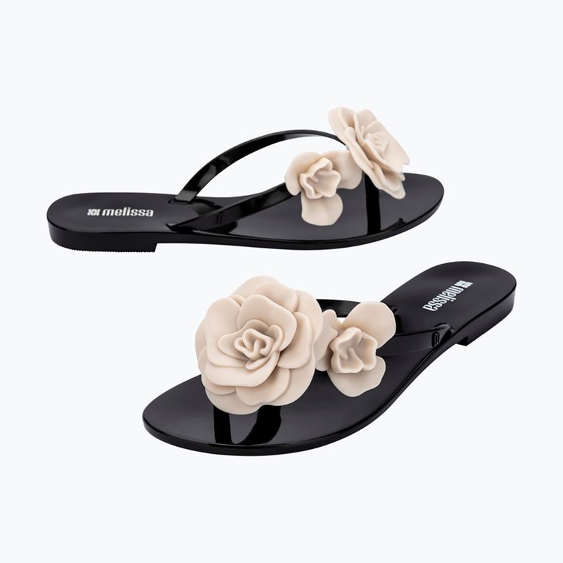 Dámske žabky Melissa Harmonic Petals Ad black/beige 4