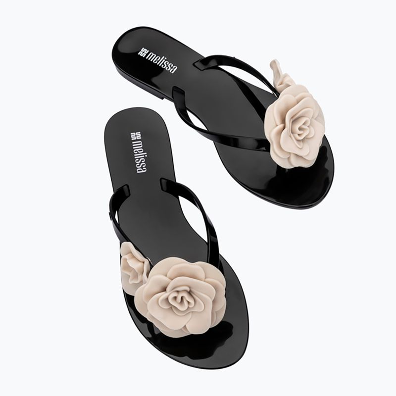 Dámske žabky Melissa Harmonic Petals Ad black/beige 5