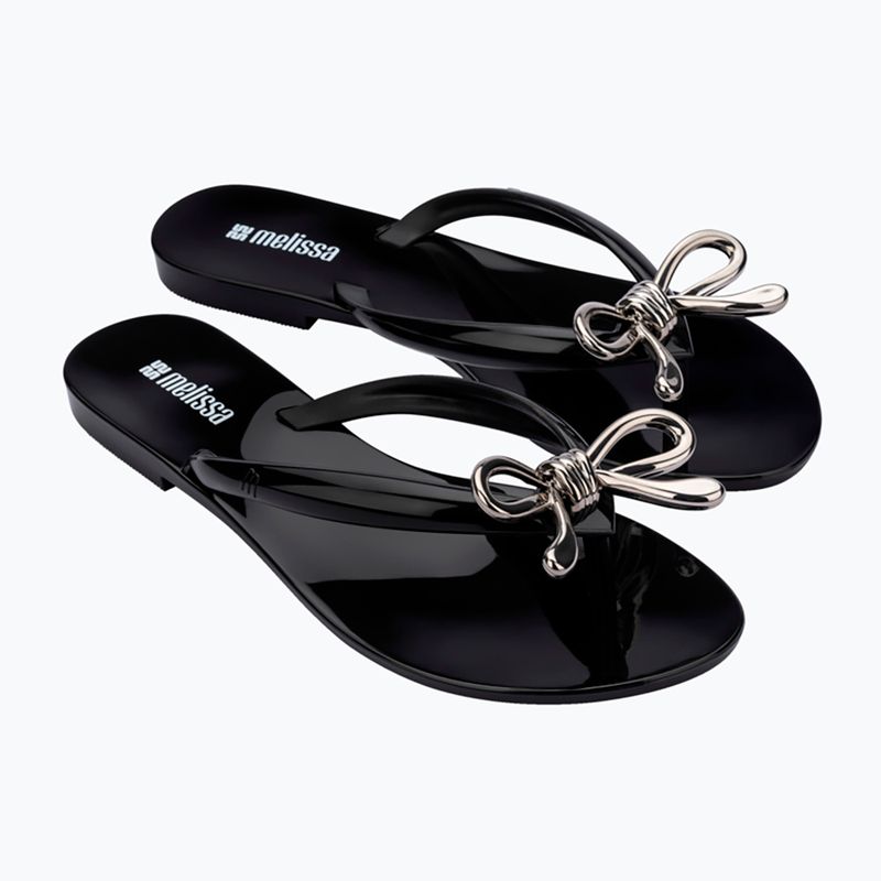 Dámske žabky Melissa Harmonic Iris Ad black/silver 3