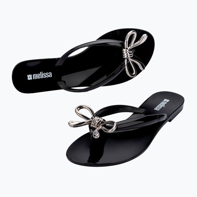 Dámske žabky Melissa Harmonic Iris Ad black/silver 4