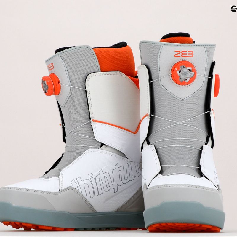 Pánske snowboardové topánky THIRTYTWO Lashed Double Boa Powell '22 white 8105000482 15