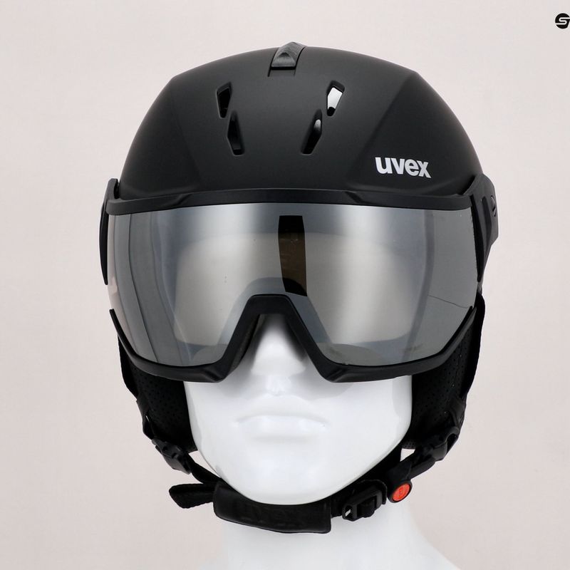 Lyžiarska prilba UVEX Instinct visor black 56/6/260/20 8
