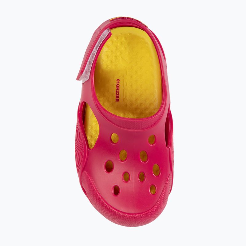 Detské sandále RIDER Comfy Baby pink/yellow 5