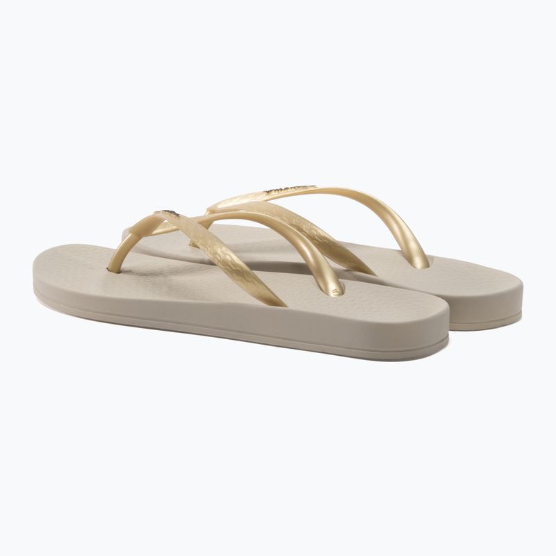 Ipanema Anat Tan beige-gold dámske žabky 81030-23097 4