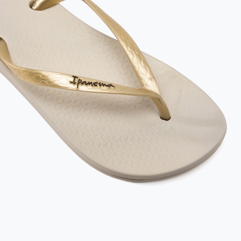 Ipanema Anat Tan beige-gold dámske žabky 81030-23097 8