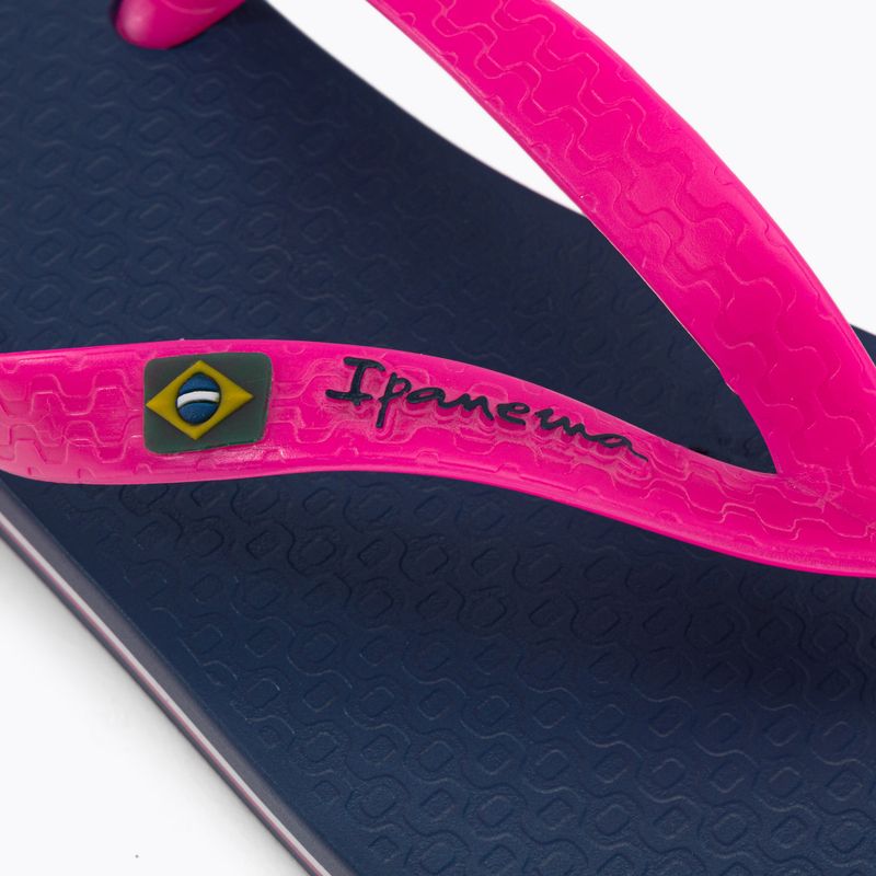 Dámske žabky Ipanema Clas Brasil II v tmavomodrej a ružovej farbe 80408-20502 7