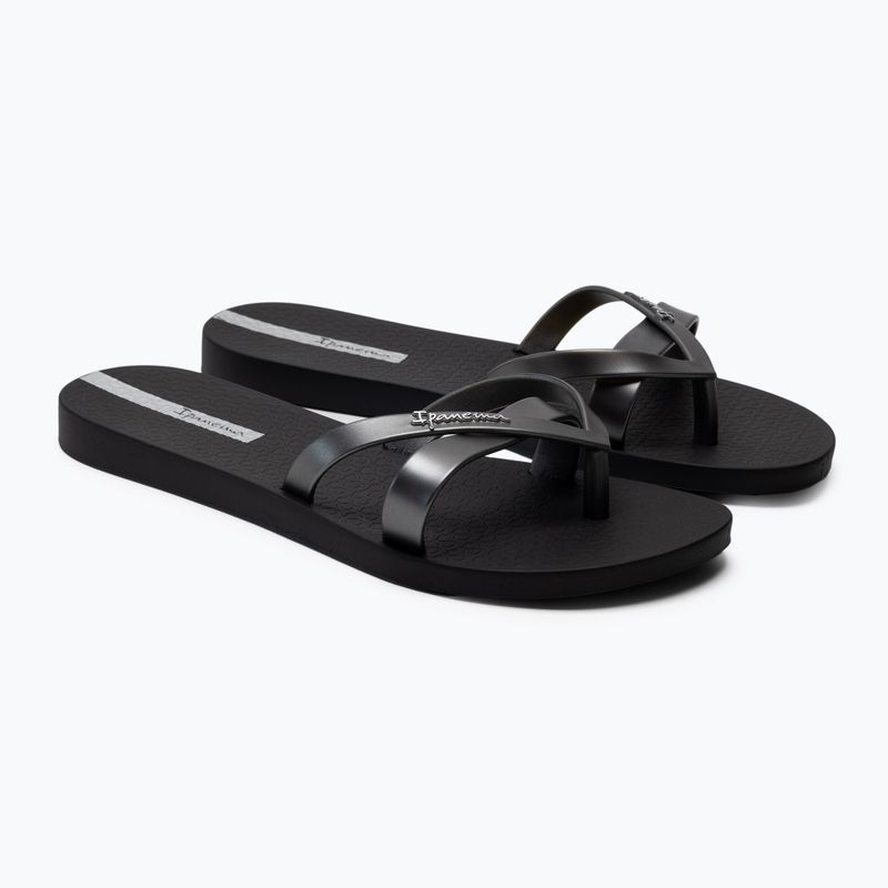 Dámske žabky Ipanema Kirei black and silver 81805-24145 5