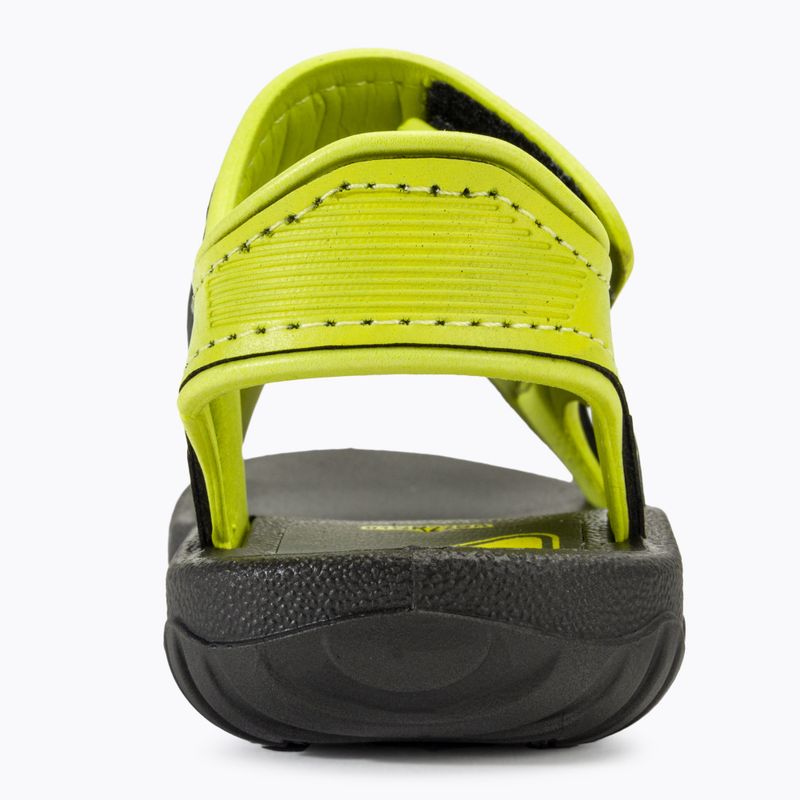RIDER Basic Sandal V Baby black/neon yellow sandále 6