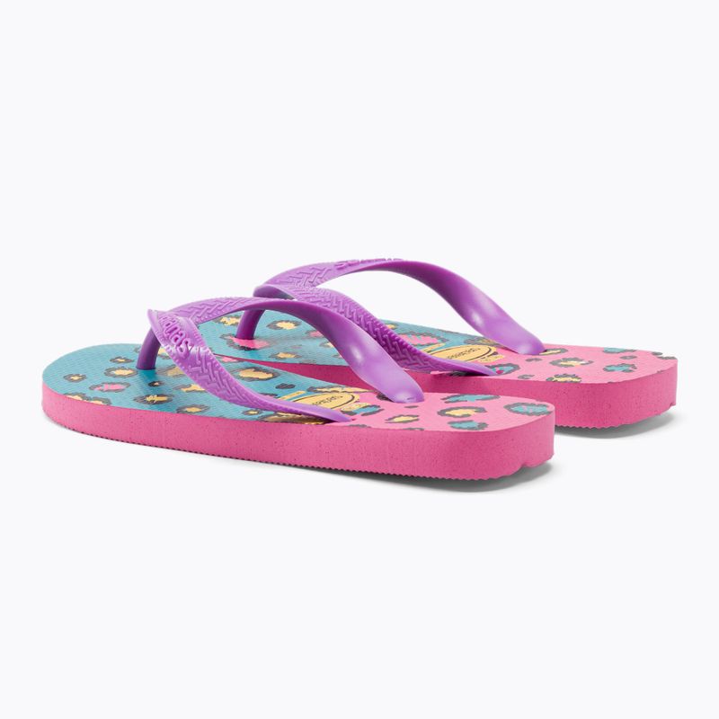 Dámske žabky Havaianas Top Animals pink H4132920 3