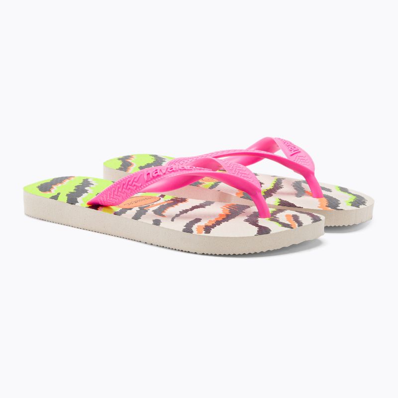 Dámske žabky Havaianas Top Animals beige H4132920 5