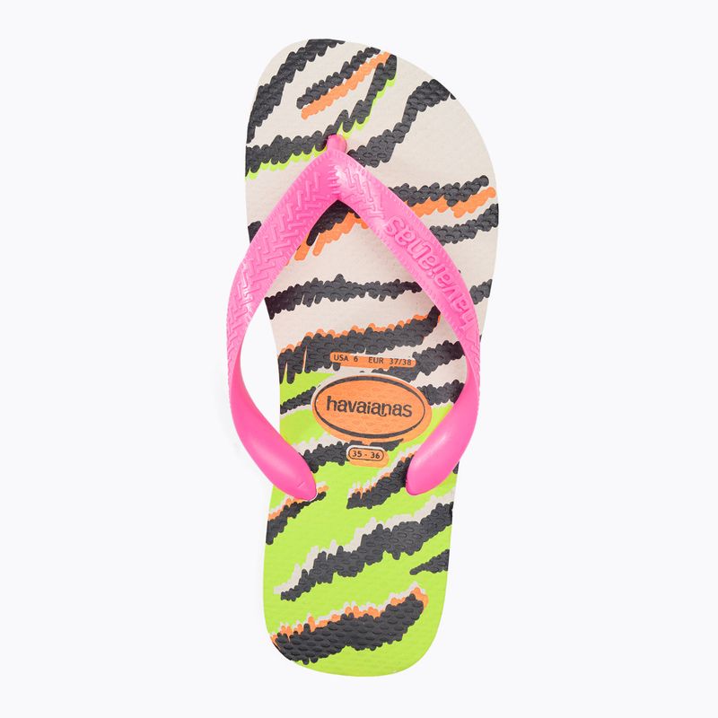 Dámske žabky Havaianas Top Animals beige H4132920 6