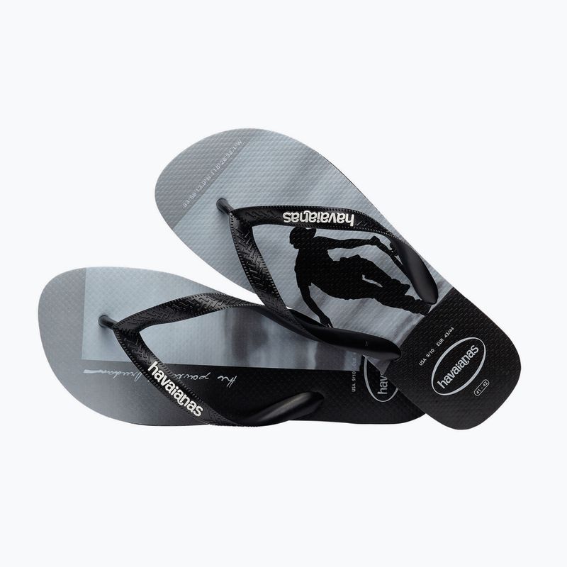 Pánske žabky Havaianas Hype black H4127920 12