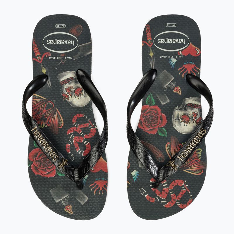 Pánske žabky Havaianas Top Tribo black / black 9