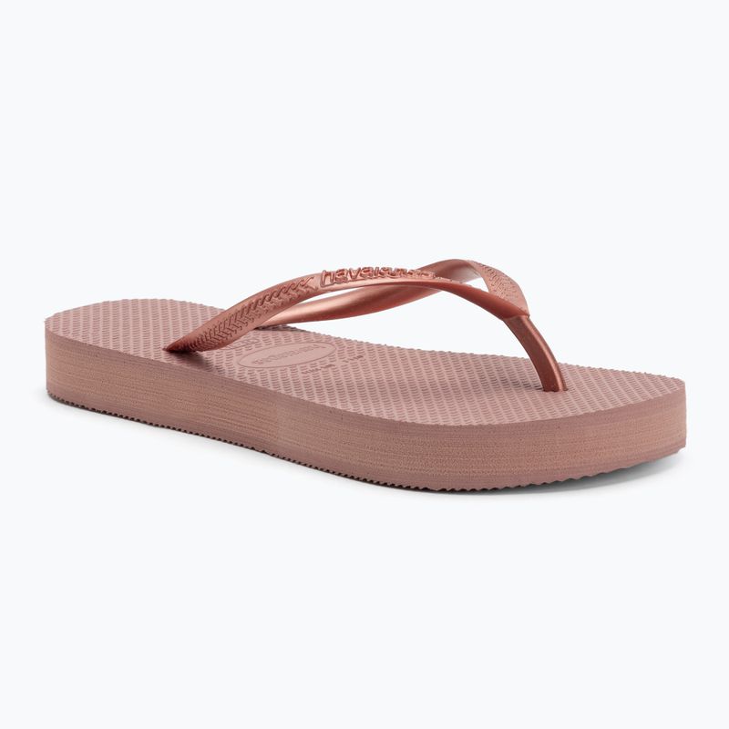 Dámske žabky Havaianas Slim Platform crocus rose