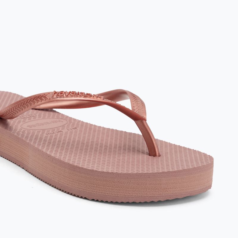 Dámske žabky Havaianas Slim Platform crocus rose 7