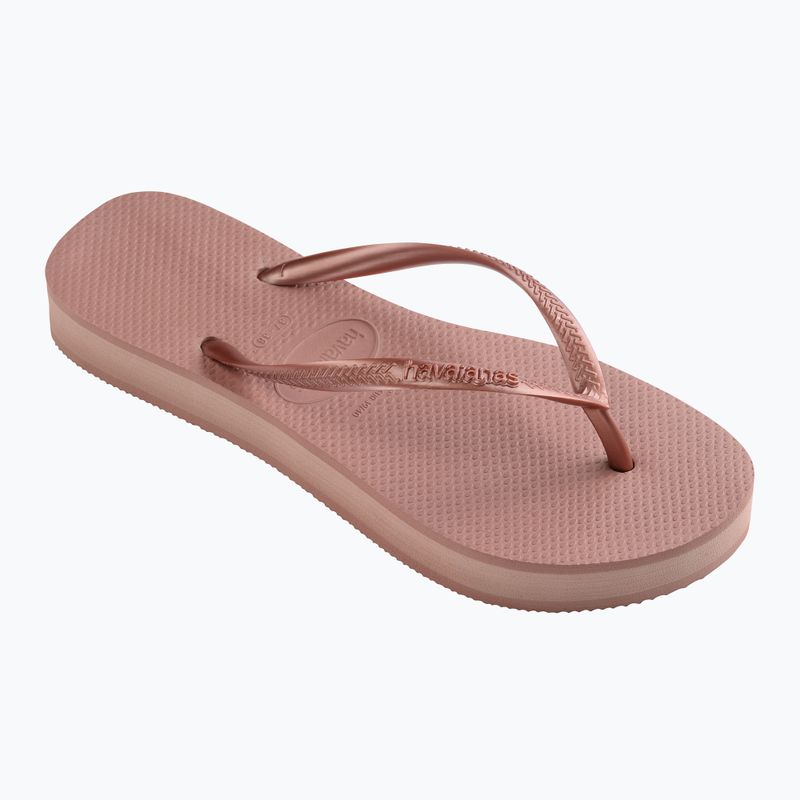 Dámske žabky Havaianas Slim Platform crocus rose
