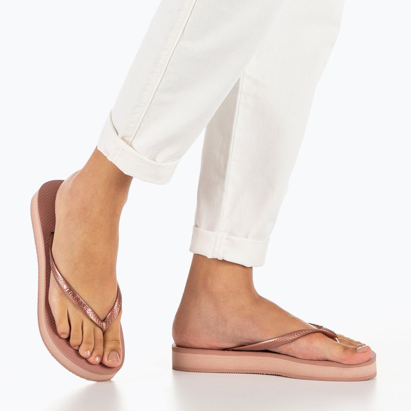 Dámske žabky Havaianas Slim Platform crocus rose 6