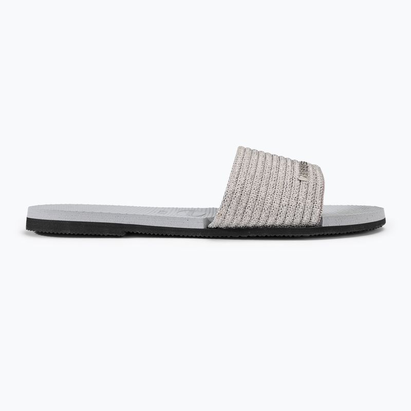 Dámske žabky Havaianas You Malta Metallic ice grey 2