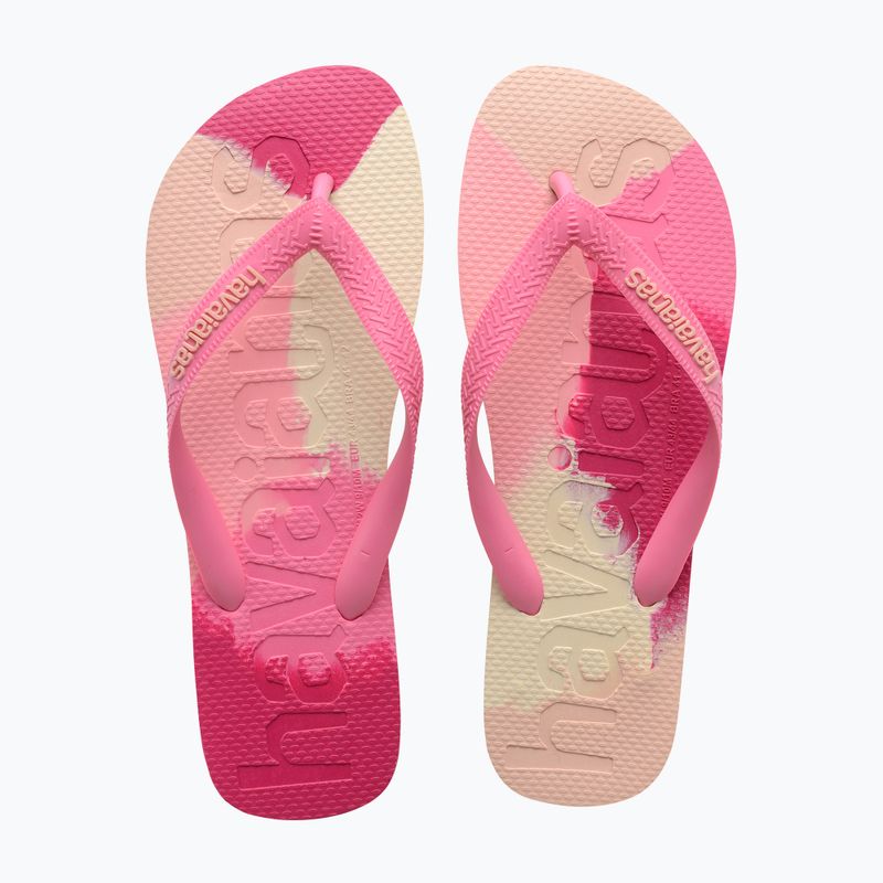 Havaianas Top Logomania Colors II crystal rose žabky 10