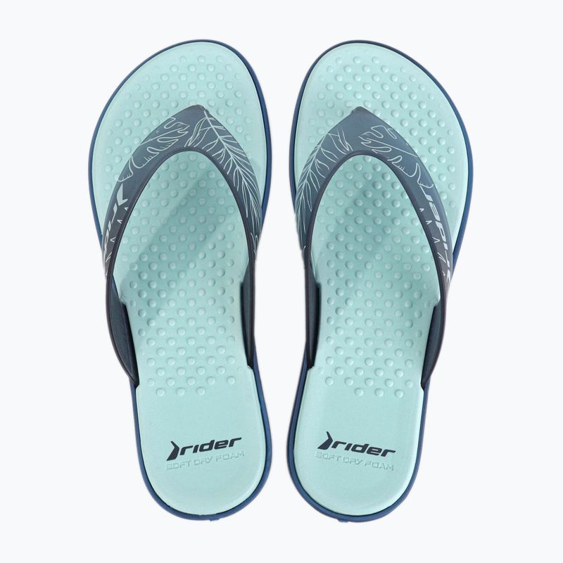 Dámske žabky RIDER Aqua IV Fem blue-green 83328-AD469 10
