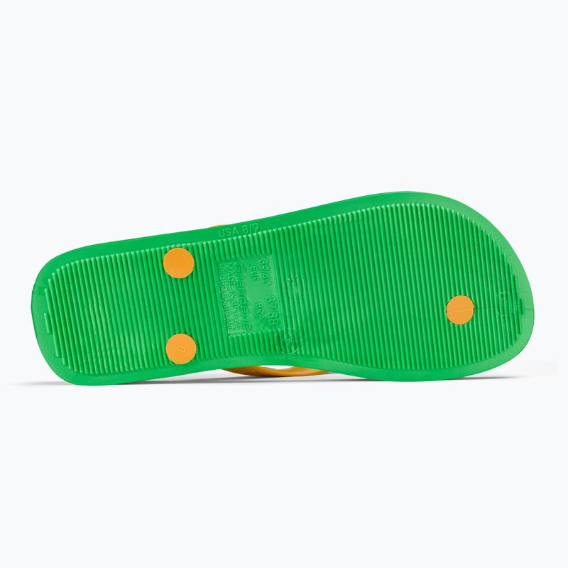 Pánske žabky Ipanema Clas Brasil II AD green/yellow 4