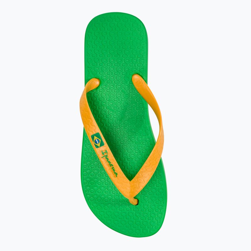 Pánske žabky Ipanema Clas Brasil II AD green/yellow 5