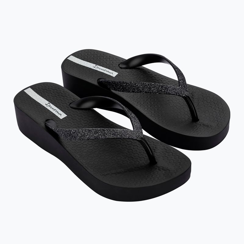Dámske žabky Ipanema Mesh Chic Plat black/glitter black