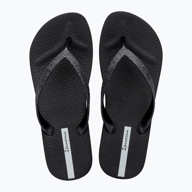 Dámske žabky Ipanema Mesh Chic Plat black/glitter black 2