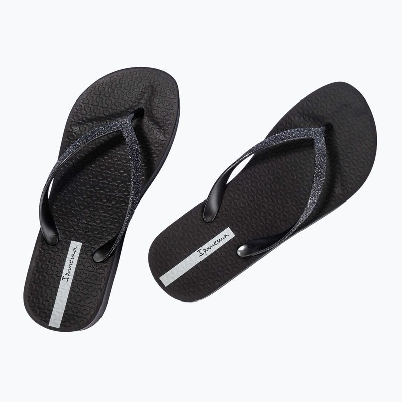 Dámske žabky Ipanema Mesh Chic Plat black/glitter black 3