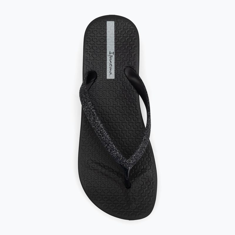 Dámske žabky Ipanema Mesh Chic Plat black/glitter black 5