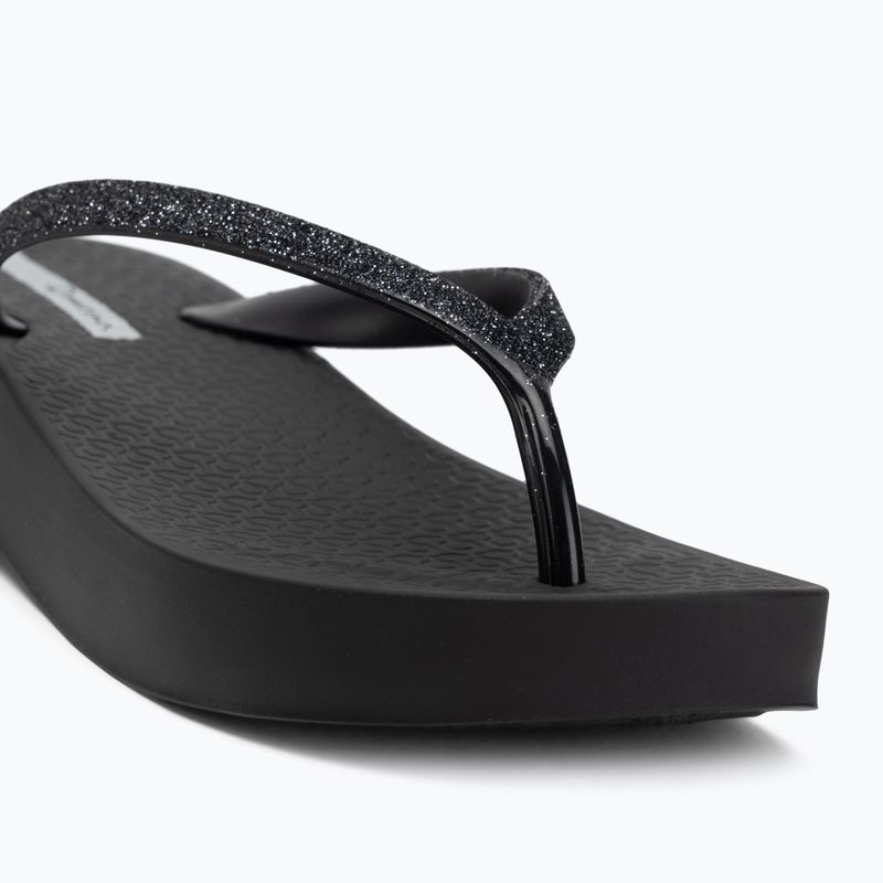 Dámske žabky Ipanema Mesh Chic Plat black/glitter black 7
