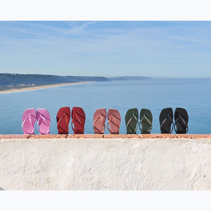 Dámske žabky Havaianas Slim Square crocus rose 10