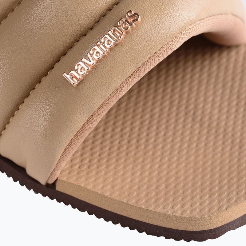 Dámske žabky Havaianas You Milan rose gold 13