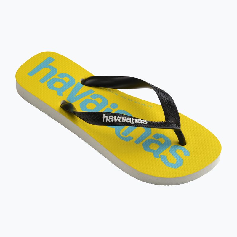 Havaianas Top Logomania 2 žabky white / black 8