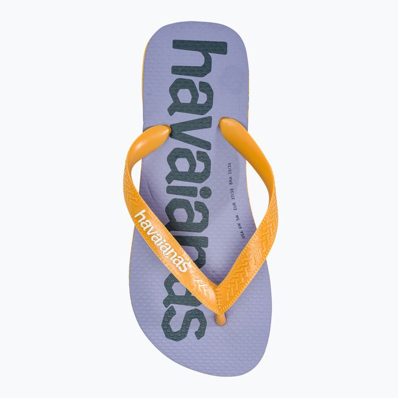 Havaianas Top Logomania 2 žabky pop yellow 5