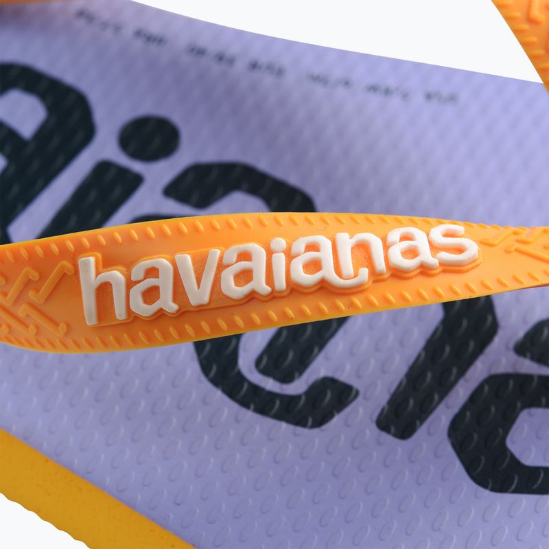 Havaianas Top Logomania 2 žabky pop yellow 12