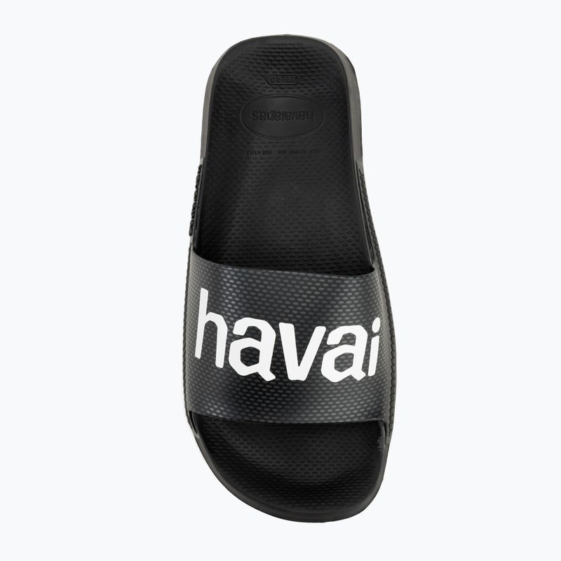 Havaianas Classic Logomania žabky navy black 5