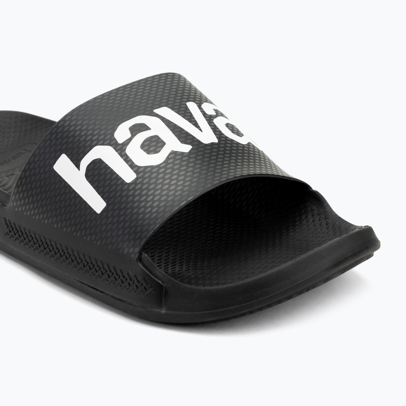 Havaianas Classic Logomania žabky navy black 7