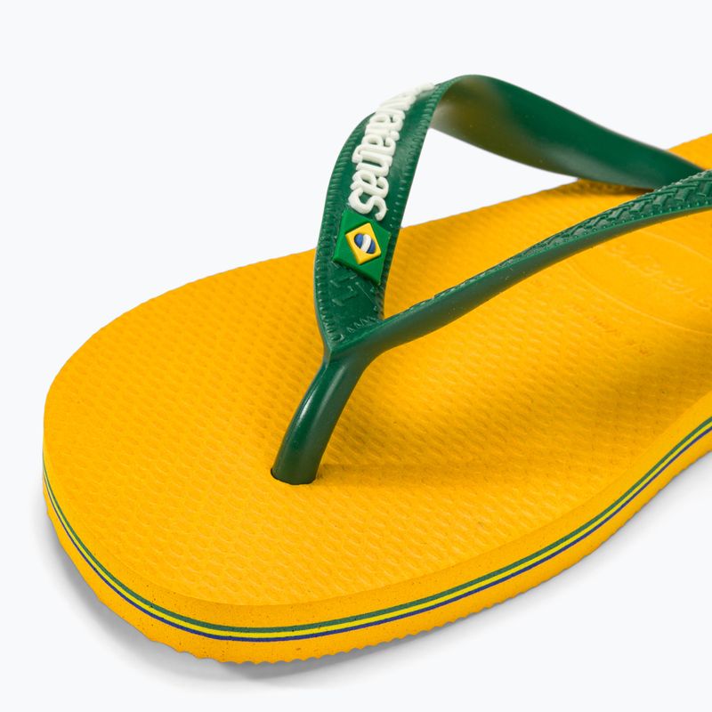Havaianas Brasil Logo žabky pop yellow 7