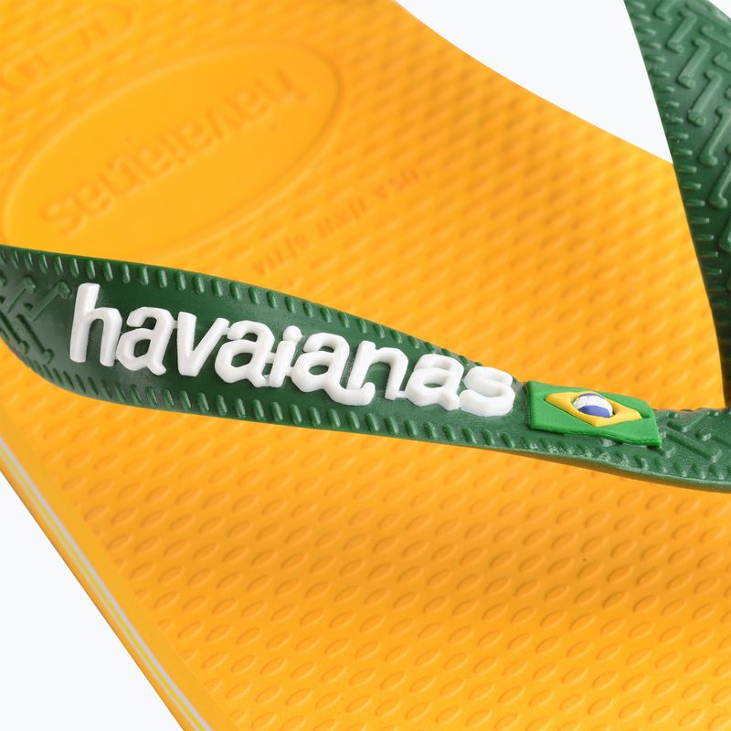 Havaianas Brasil Logo žabky pop yellow 12