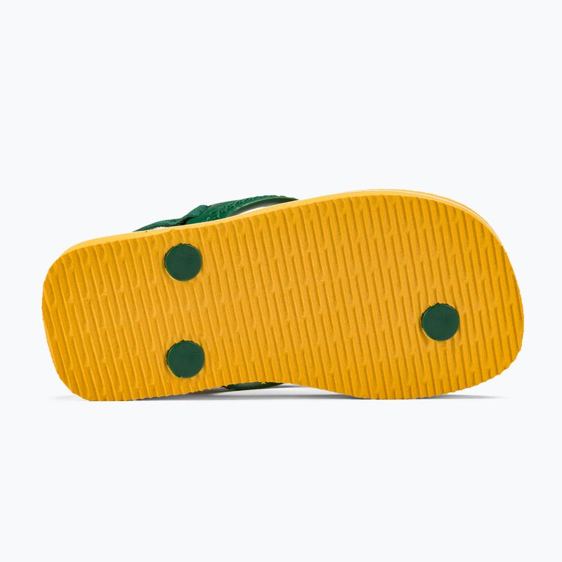 Havaianas Baby Brasil Logo II sandále pop yellow / amazon 5