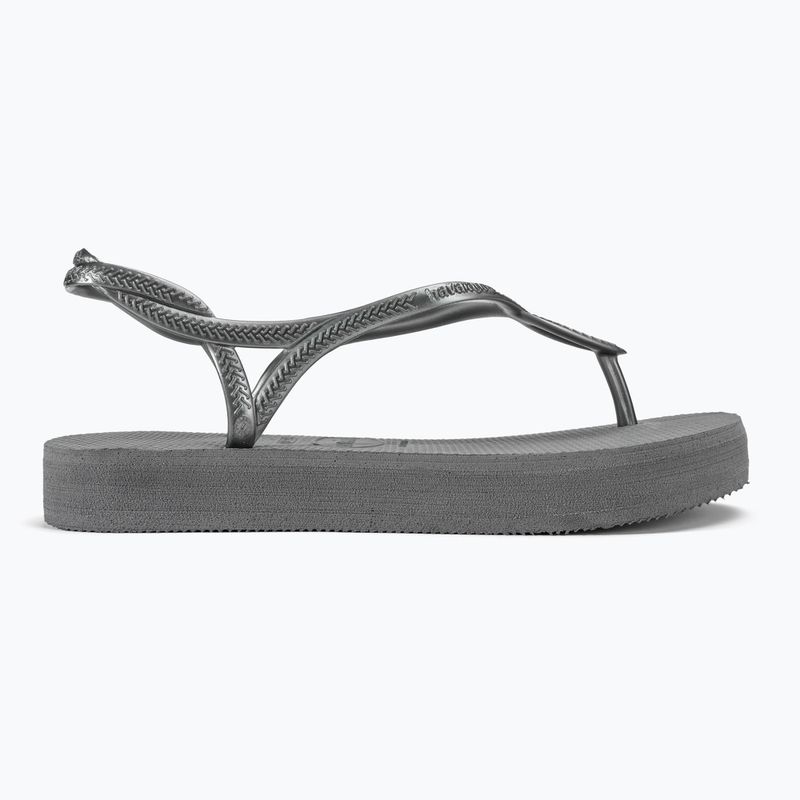 Dámske sandále Havaianas Luna Flatform grey steel 2